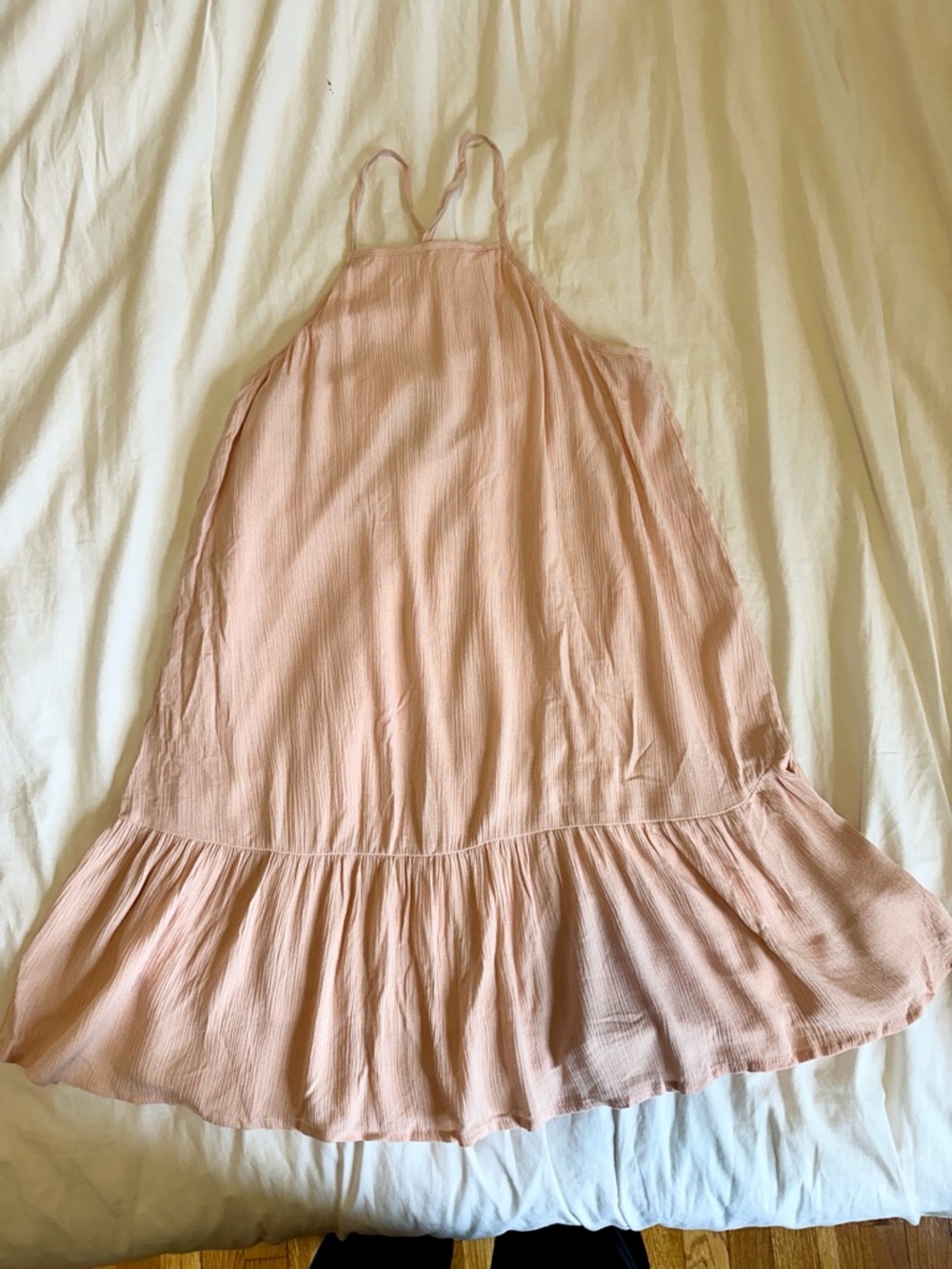 NWT Tresics Luxe Pink Strappy Dress Size M